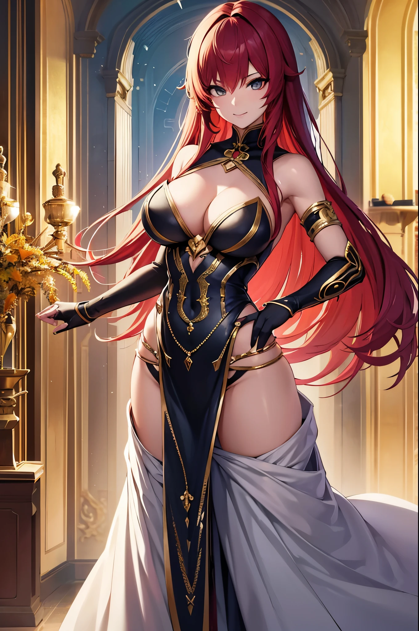 8k,女神のClose-up, Gorgeous Dress, sexySuper Beauty(Like the real thing)Goddess of War,Slender body,Muscular woman,smile,Kind eyes,Beautiful long red hair,sexy,Very detailedなアート作品, Alexandra Fomina Art Station, 2. 5d cgi anime fantasy artwork, Fan Art Best Art Station, Amazing character art, Kschat Krentz Key Art Feminine, Chengwei Pan at Art Station,Ultra-high resolution,Slim muscular legs,Very large breasts,Gorgeous long skirt,Inside the temple,View your viewers,smile,Kind eyes,Beautiful expression,Close-up,5d cgi anime fantasy artwork、Digital fantasy art)、Epic fantasy art style、charm、Looking at the audience、Captivating Gaze、masterpiece,masterpiece,highest qualityのフォトリアリスティックなRAW写真。Bright colors,Rich colors, Backlight, Cinema Lighting, Film Grain, 50mm lens, Nikon D850,Realistic Skin,Ultra-high resolution,Realistic scale skins,A muscular and slender macho man,Golden Eyes(Golden Glitter Effect),smile,,Very detailedなアート作品、 Detailed digital animation art、 ArtStation Pixiv の Artgerm、Dynamic Angle,Ultra-high resolution,Like the real thing見える肌,charm的,sexy,Active,Top-down view,Super Beauty,(Like the real thing),DeviantArt Artstation CGScosiety, 3D Rendering Character Art, ArtStation HD Trend, リアルな陰影のPerfect body, 写真のようにリアルなPerfect body, sexy,Muscular and slim body,Muscular and toned lower body,close,masterpiece,highest qualityの写実的ななRAW写真。Bright colors,Rich colors, Backlight, Film Grain, 50mm lens, Nikon D850,,(8k,写実的なhighest quality;1.4) ,Slim figure, Perfect body, There is cleavage in the chest, Very thin hair, delicateでsexyな顔, Pleasure Gas, glossy lips, 超Realistic,Cinematic, (Excellent anatomy), (Good balance), Awards, masterpiece, Centered,charm,Volume measurement,Body balance,Ultra-high resolution,Ultra-Realistic Skin,Digital single-lens reflex camera, Soft lighting, Very detailedスキン, Very detailed顔, Very detailed目, lip, Detailed Background, Written boundary depth, Excellent anatomy, (Realistic, 超Realistic:1.4), 16K HDR, The abdominal muscles are intense and defined,Very detailed、masterpiece、highest quality、Dynamic Angle、Film Grain、Best Shadow、delicate、Particles of light、Fine skin、Observe the audience、Cinema Lighting、