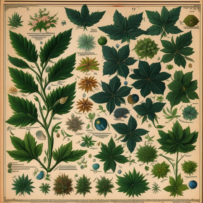 3 types of plants that do not live on Earth that are likely to be found in Voynich Manuscript, manga