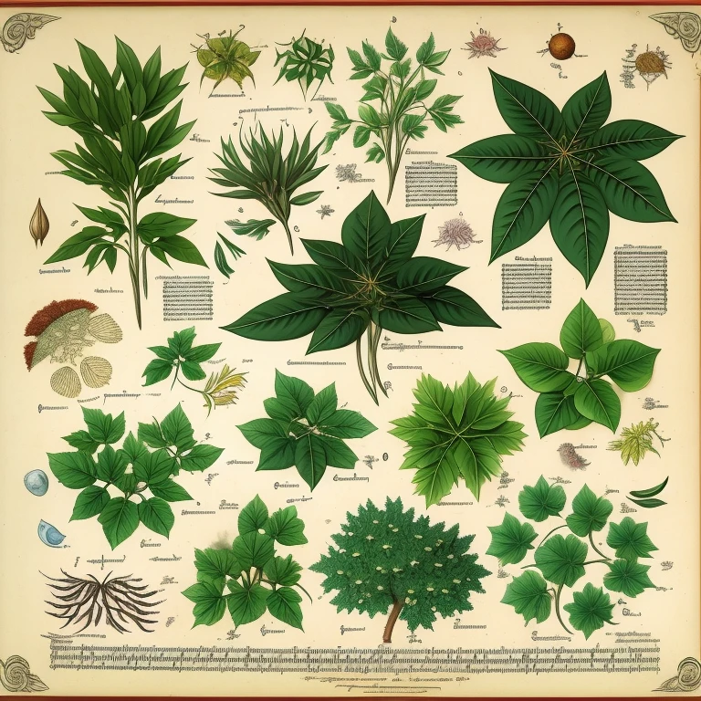 3 types of plants that do not live on Earth that are likely to be found in Voynich Manuscript, manga