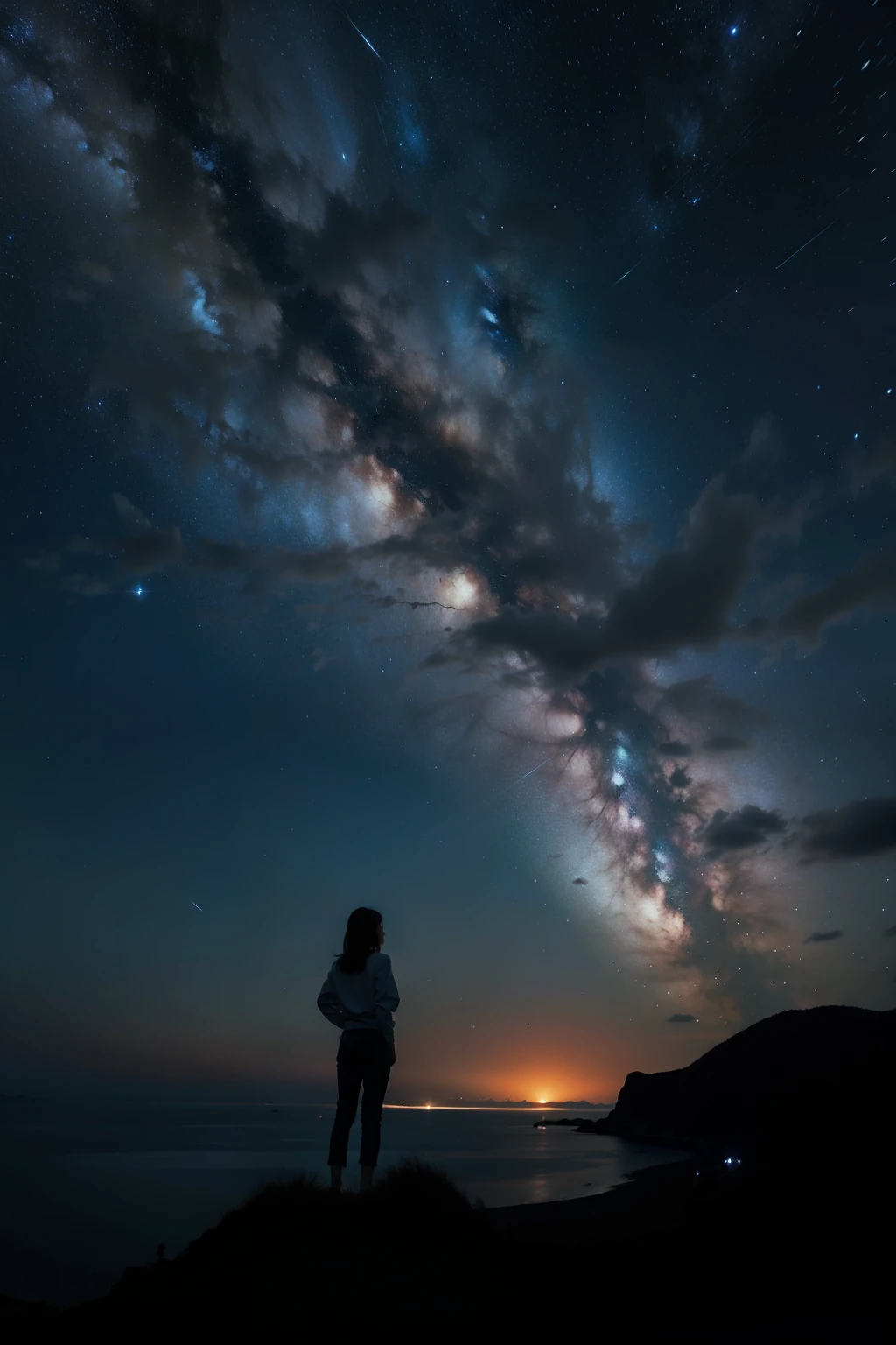 Unlimited starry sky,fear,