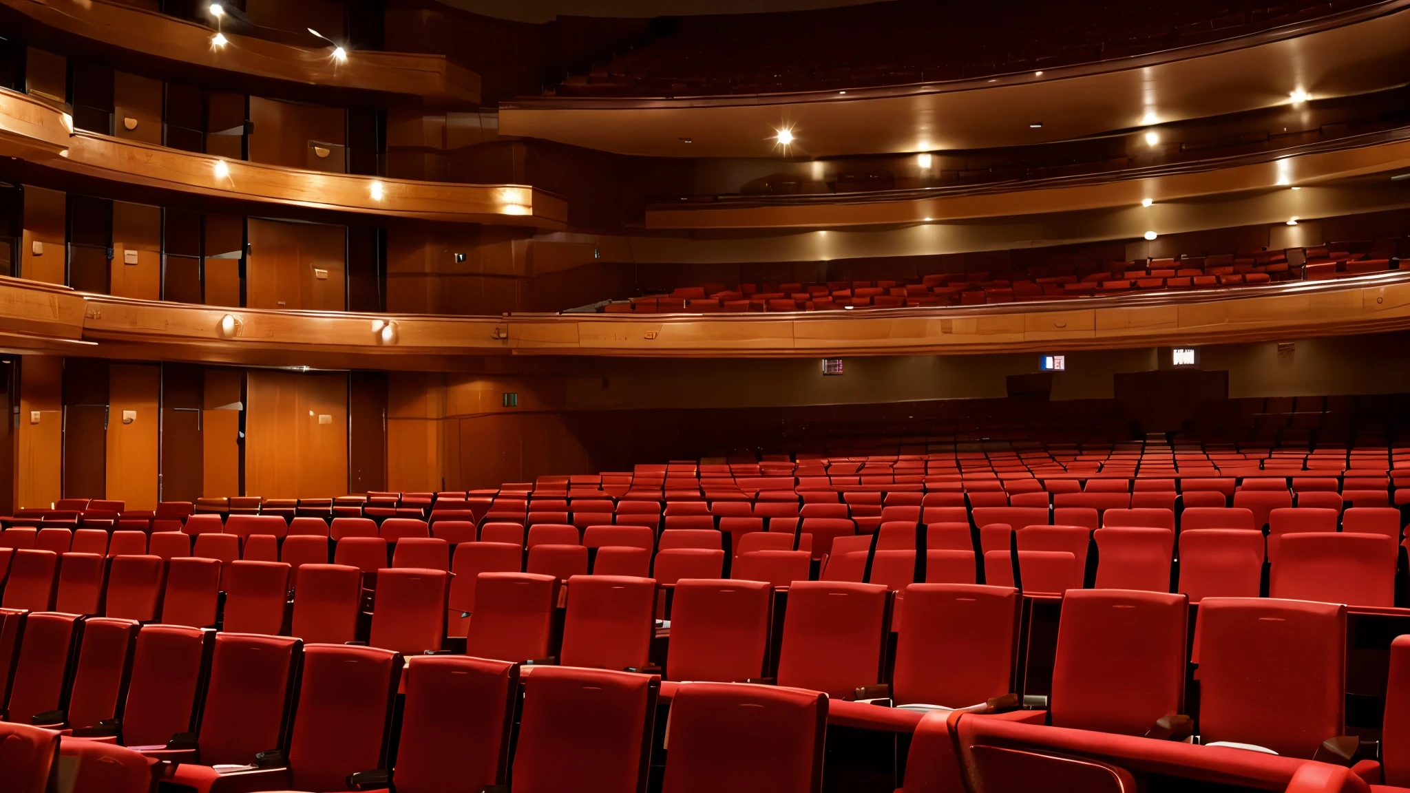 Concert hall seats