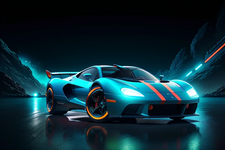 hot wheels toy with a futuristic theme background that looks natural and not edited, centered in the image