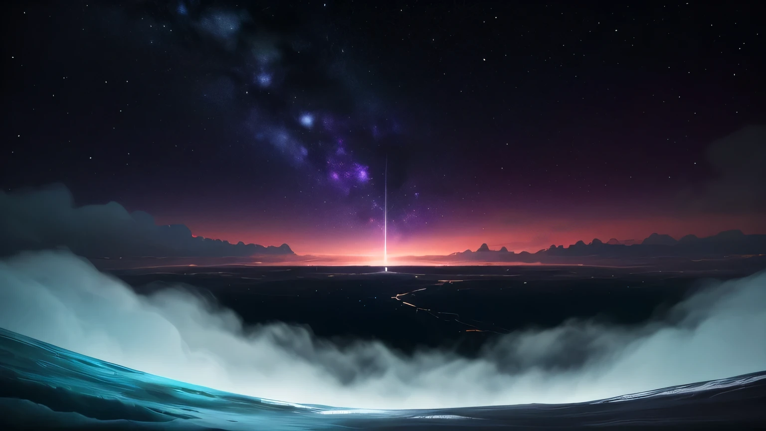 (best quality,4k,8k,highres,masterpiece:1.2),(Profound darkness:1.1),Boundless darkness,Dark tones,Faint light,Mysterious atmosphere,Boundless space,Origin of the universe,chaos,Clouds,Nebulae, star clusters