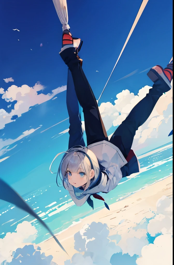 Hanging in the air, all alone