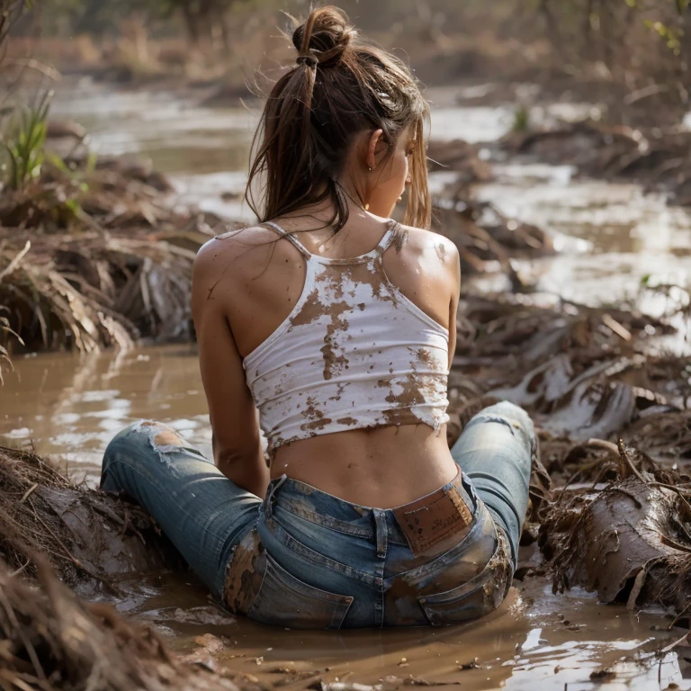 jeans mud