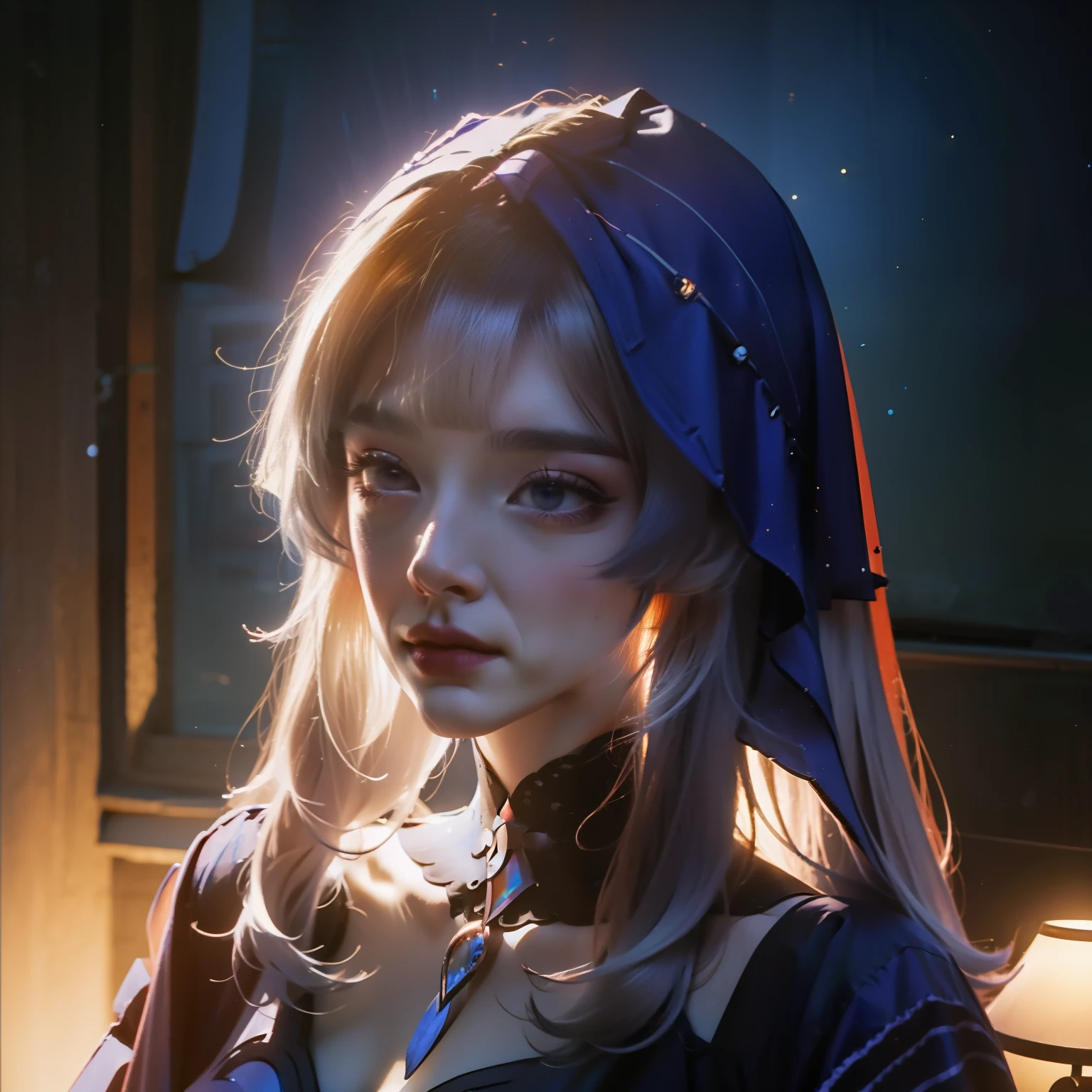 masterpiece , A girl , long red hair , blue eyes , slope , Perfect body , ( Technical clothing:1.2) , Cyberpunk , future , Modern , in Cyberpunk city, A faint smile , Delicate face ,, , (8k, best quality 1.2), Super detailed, 8K Ultra HD,, soft light, high quality, Film Grain, Beautiful Lights,, (Movie:1.4) ,Perfect body , Optimal lighting, The best shadow, Clarity, contrast,