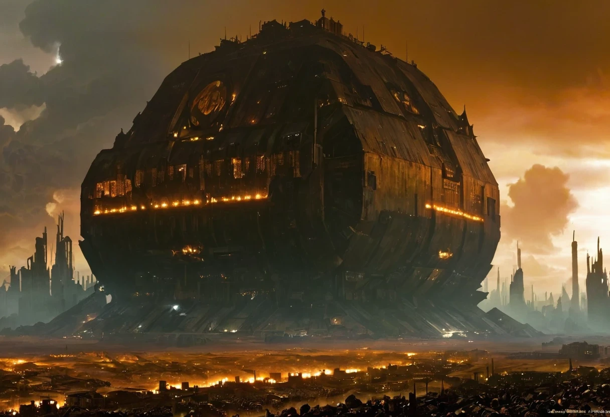 Future doomsday wasteland