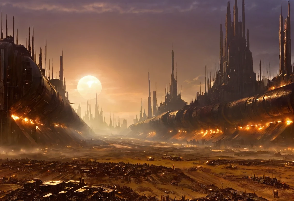 Future doomsday wasteland