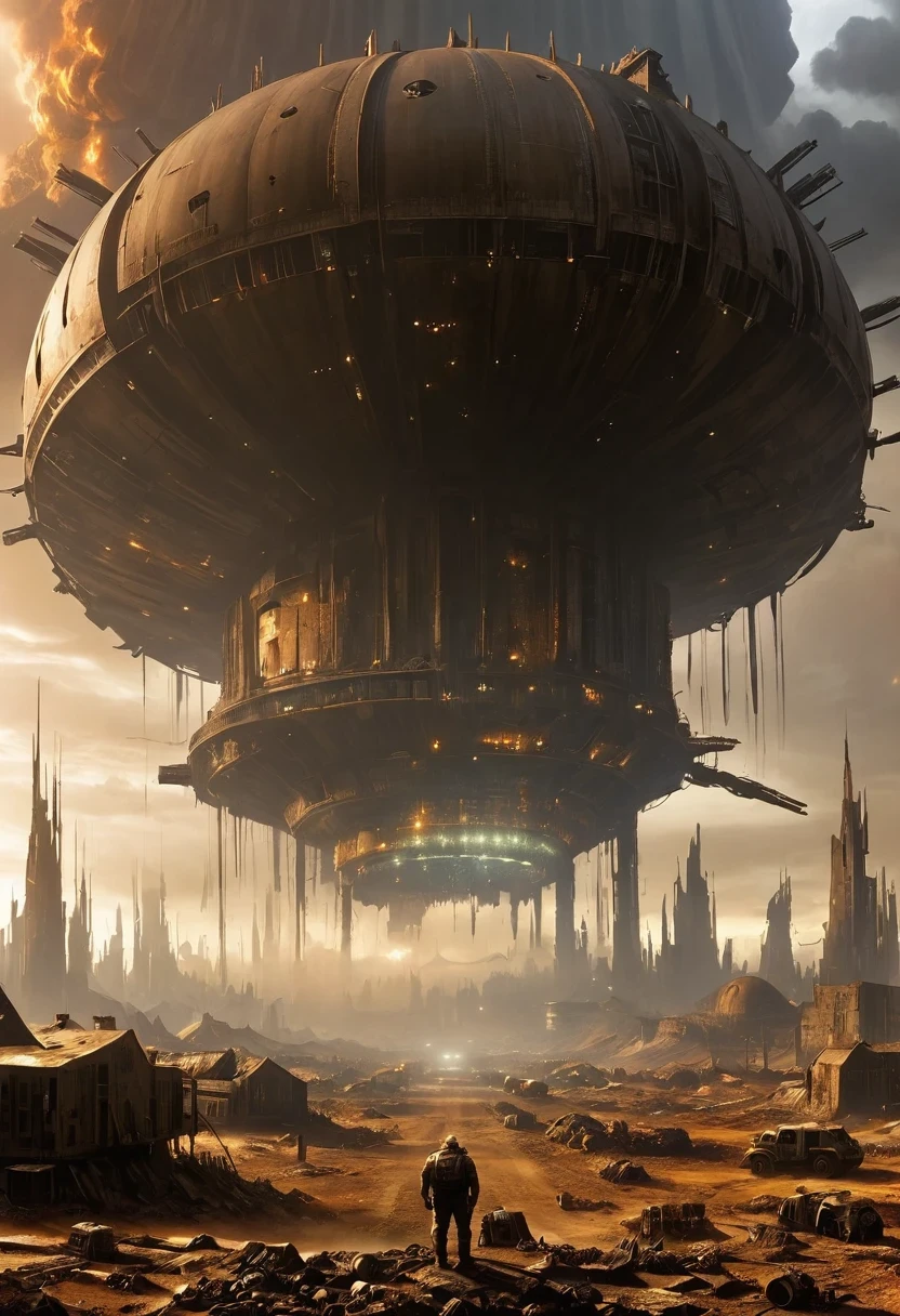 Future doomsday wasteland