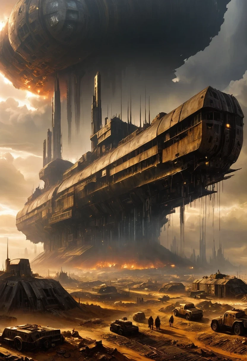 Future doomsday wasteland