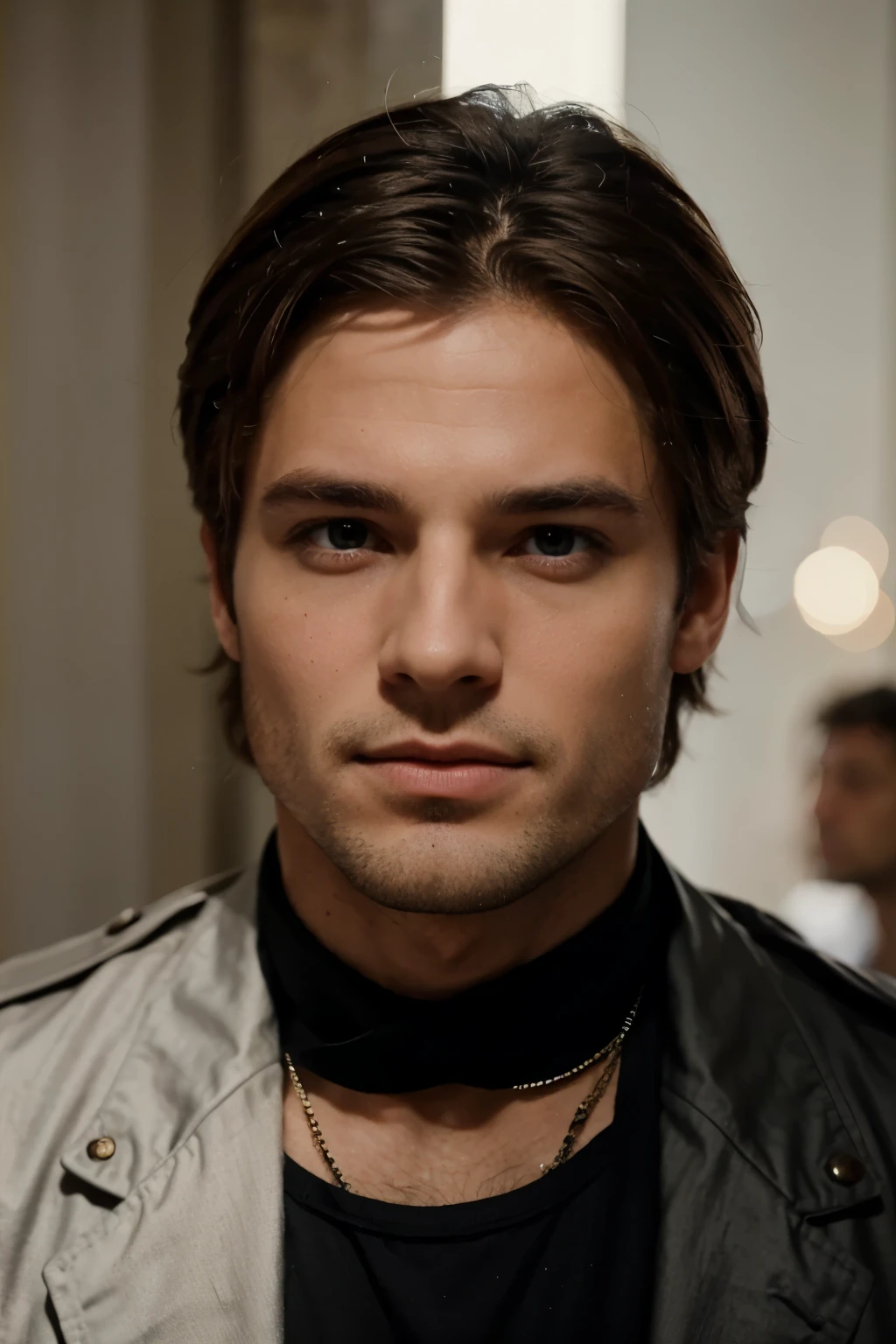 un belle homme et charismatiques avec de yeux de tombeur