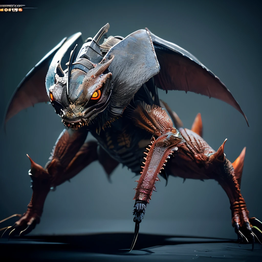 There is a very large insect that has two eyes., Evil among monsters, Insect-like, realistic creature concept, One is a demon-like creature, One is a demonic creature, scary creatures, Spooky creatures, 8k ultra-realistic creatures, Crazy creatures, Ugly very detailed, Bloodborne Monster, The creature has eyes, Spooky creaturesが隠れている詳細