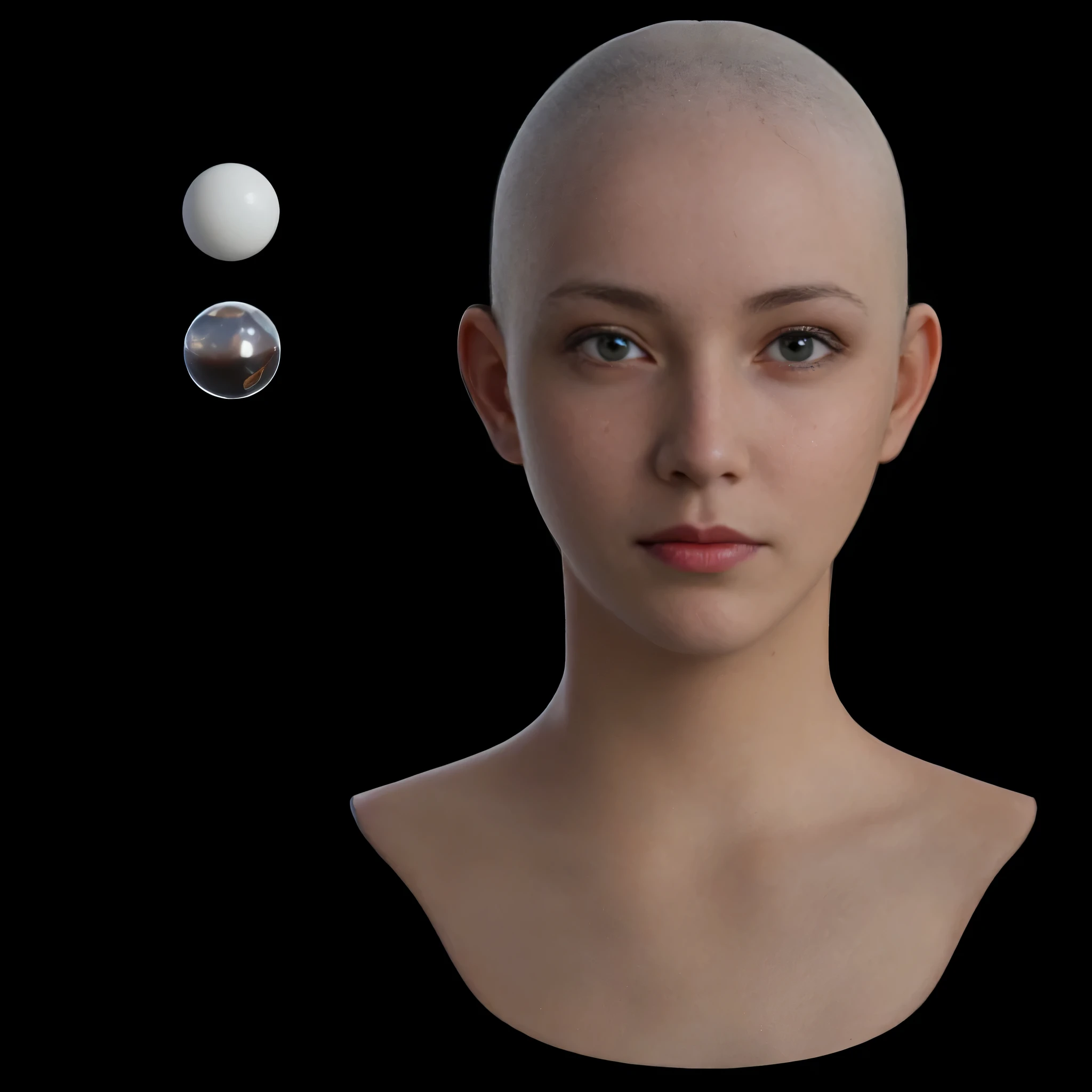 Arav woman,short hair,There is a white ball in the air, Realistic skin tones, Realistic skin shader, subsurface scattering skin, Realistic face moody lighting, realistic body features and face, realistic female faces, 8k highly detailed face, Realistic facial restoration, Realistic skin texture, Subsurface scattered light, Very rich facial details