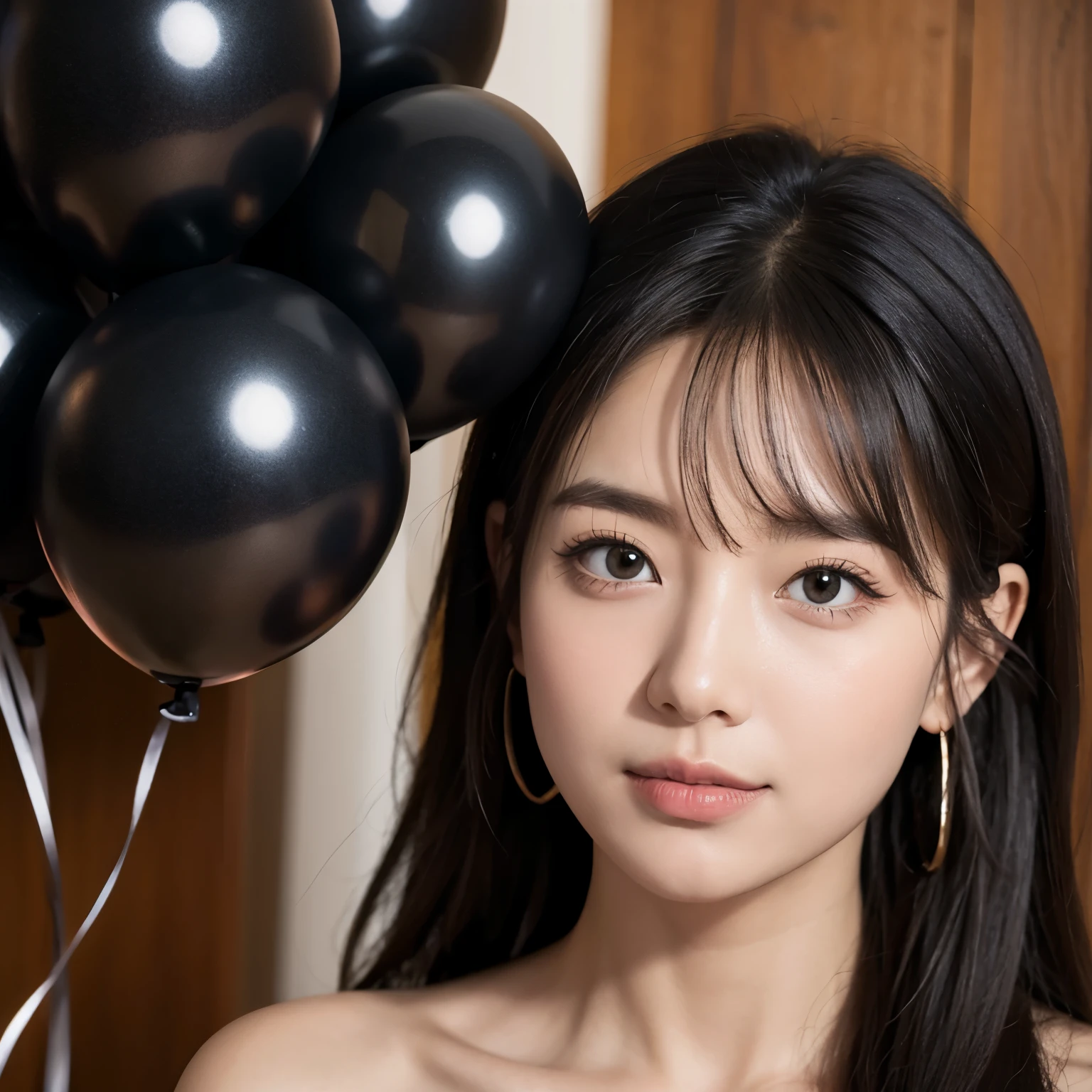 Black balloons