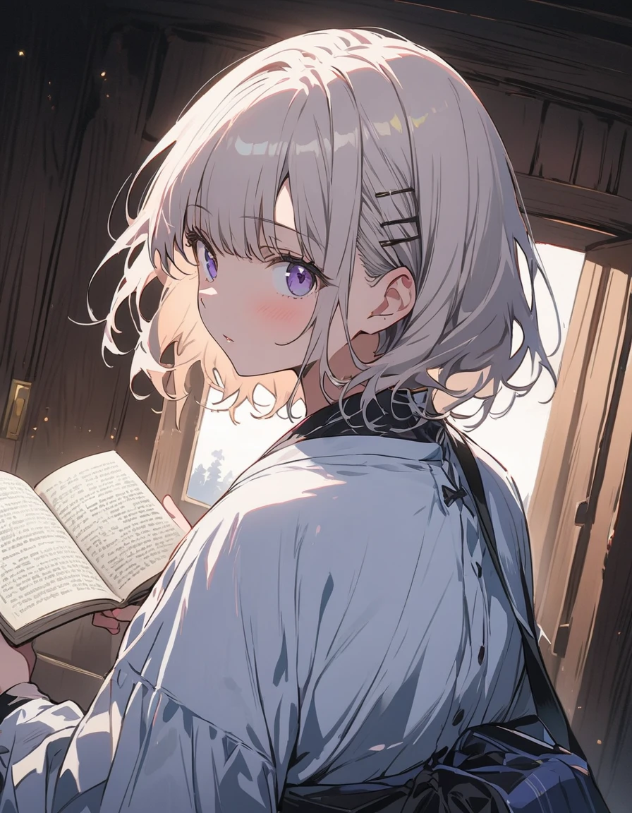 (reading)、at the library,複数人の子供たちが意欲的にreadingをしています。(highest quality、masterpiece、High resolution、detailed)、animeスタイル、Flat Style、(Shine目、detailed美しい顔),  BREAK,Girls and boys、anime、extremely detailed、floating, (High saturation), (Shine), Focus on the face, (The Shining), Best lighting, Dynamic Angle