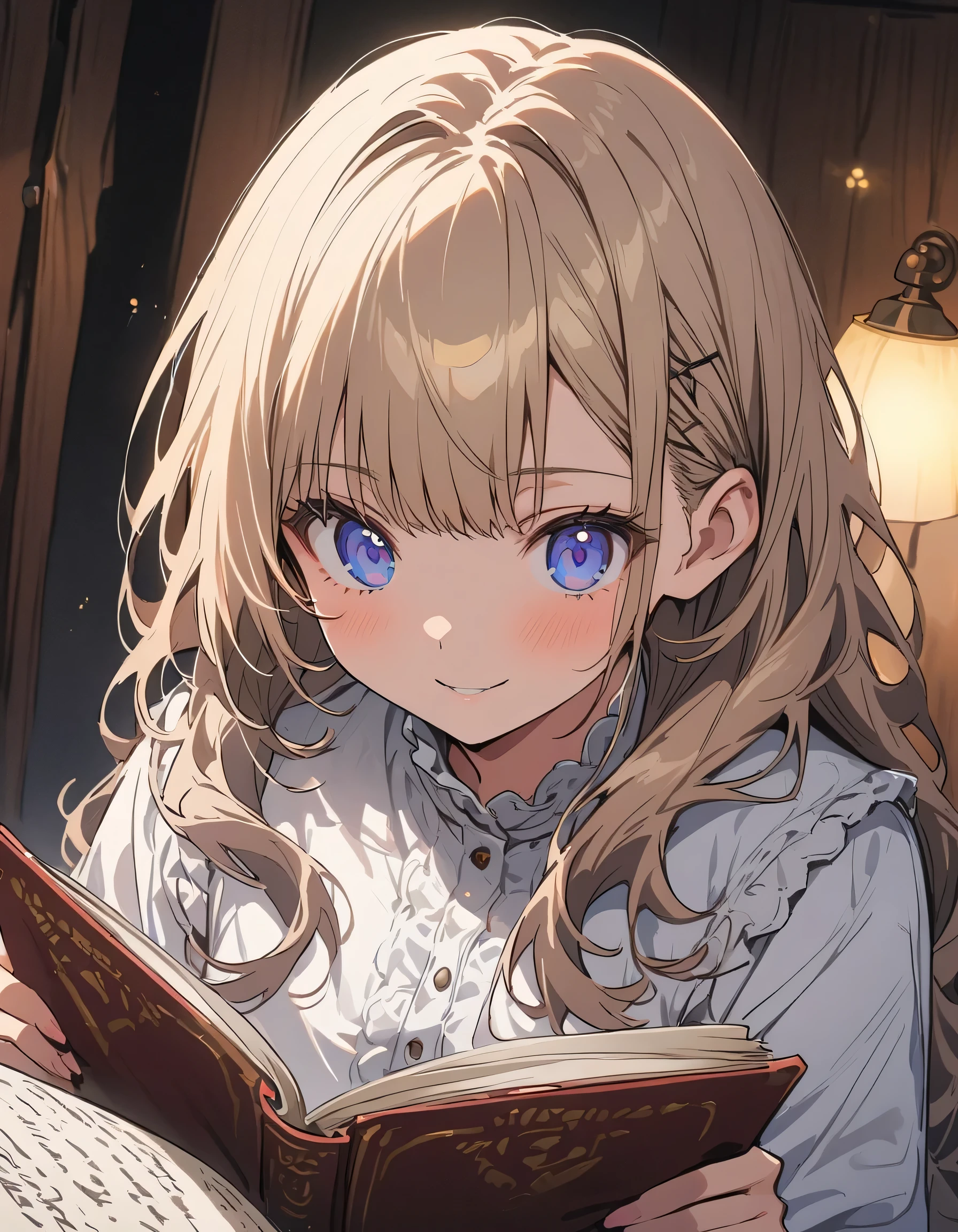 (reading)、at the library,Several children are enthusiastically reading.。(highest quality、masterpiece、High resolution、detailed)、anime style、Flat Style、(shine eyes、Beautiful Face),  BREAK,Girls and boys、anime、extremely detailed、floating, (High saturation), (Shine), Focus on the face, (The Shining), Best lighting, Dynamic Angle