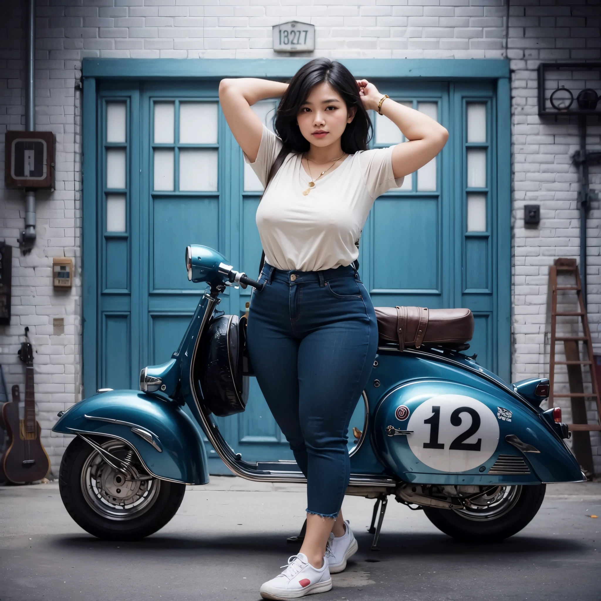 Indonesia woman, , plump,