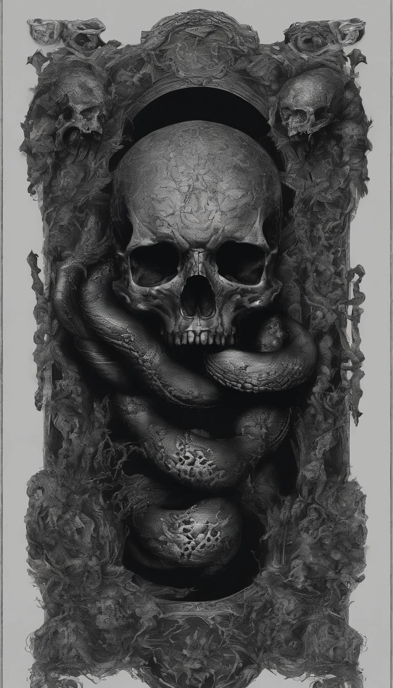 Black Skull snake