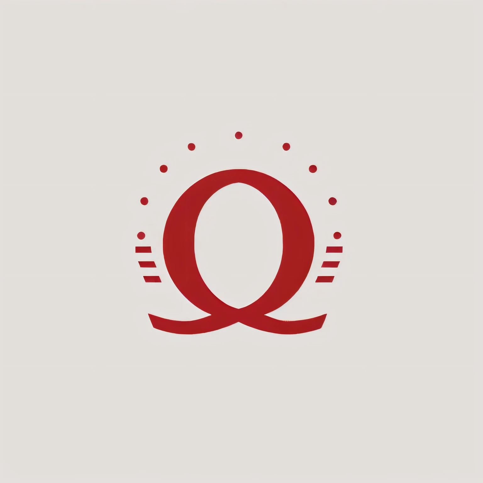 A minimalist logo for a systems company called Omega Systems, the logo should contain the Greek letter omega, soft red tones