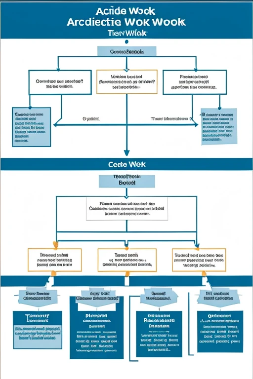 create a flowchart for academic work template