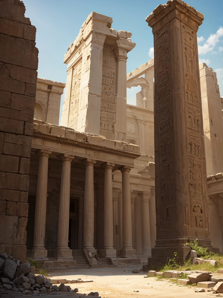 Egyptian-style ruins