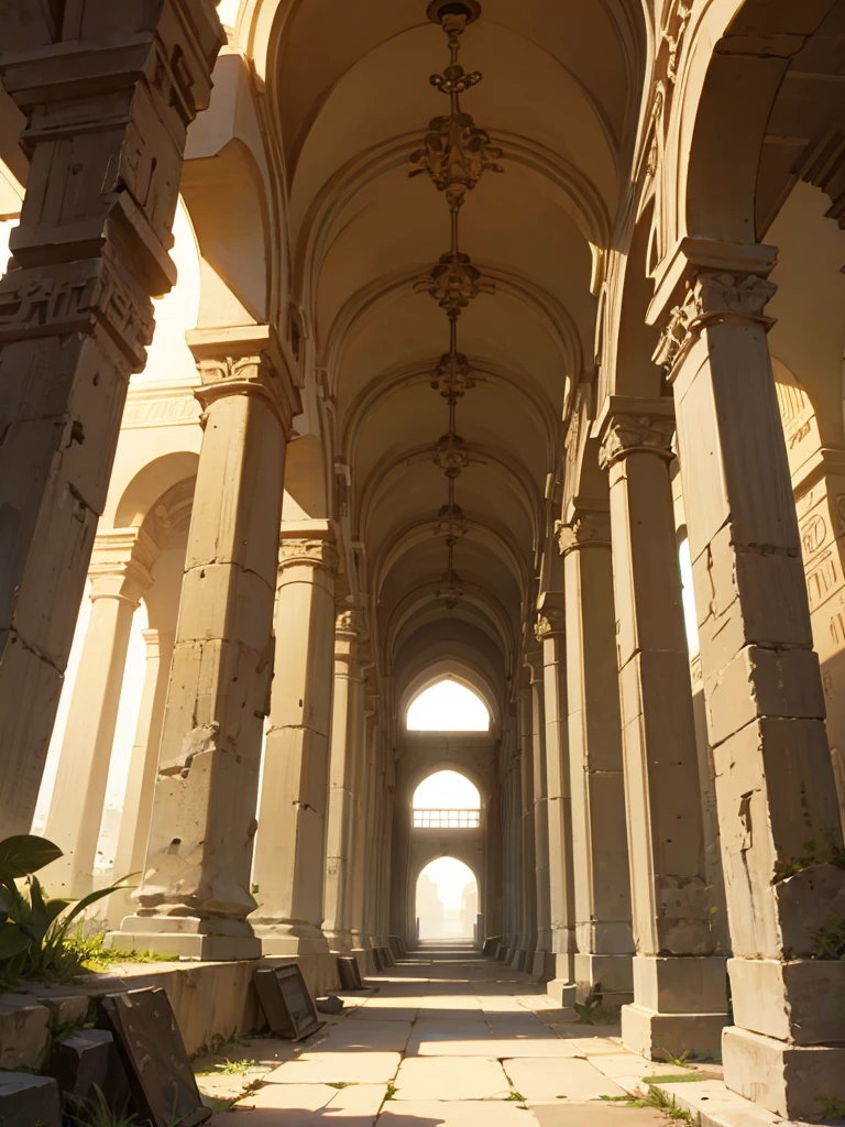 Egyptian-style ruins
