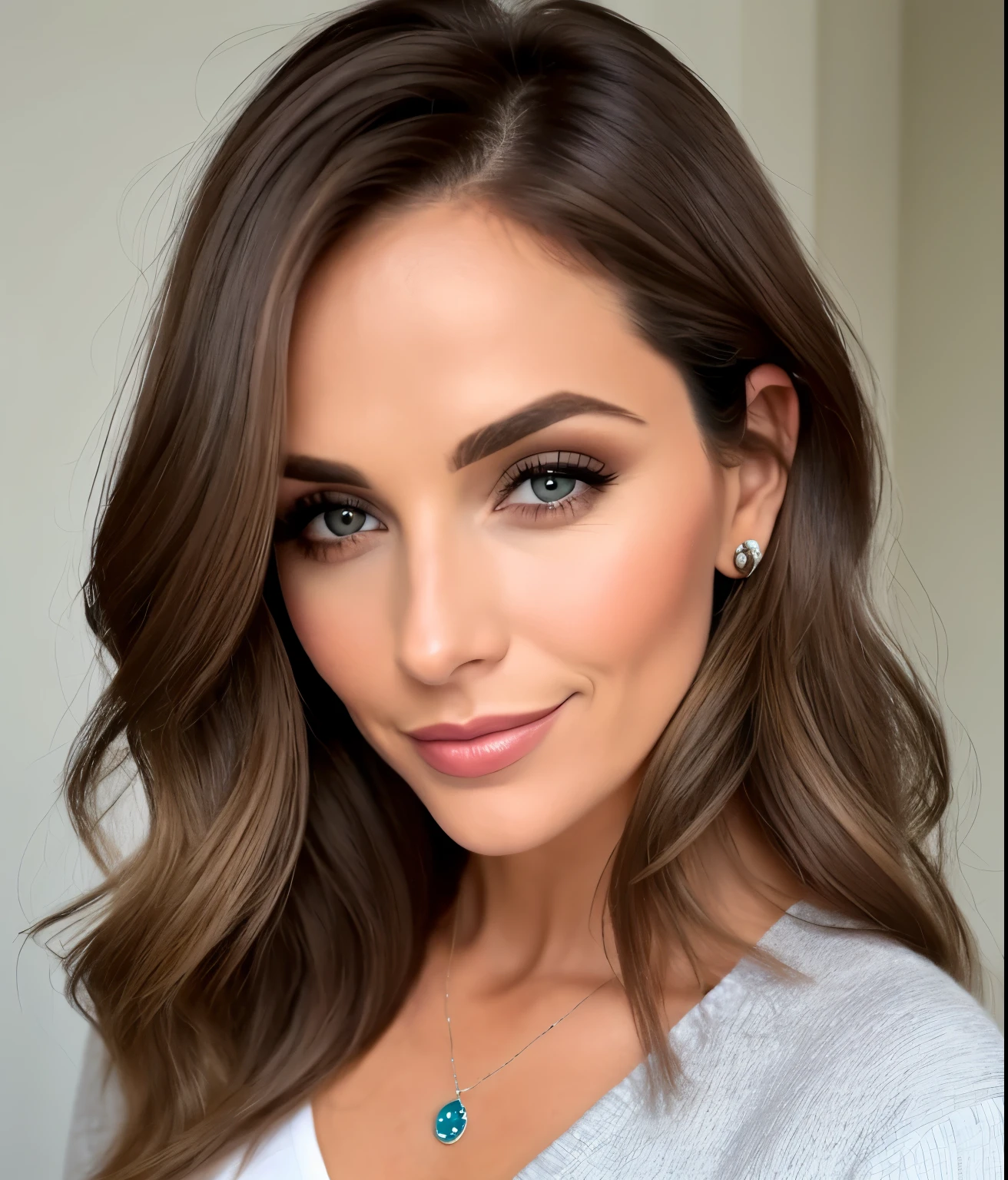 modelo de moda 30 anos cabelos loiros olhos azuis vibrantes