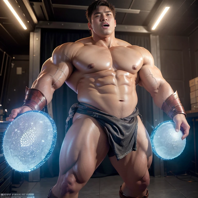 K-pop idol boy ,Korean male  ,nude , naked ,  men drooling,  8K,Cinematic lighting effects，Textured skin，best qualtiy，Storytelling images，Storytelling images，dynamic blur，actionpose, standing , dynamic pose , full length shot(fls) , thick thighs , wide hips , micro thing , good lighting