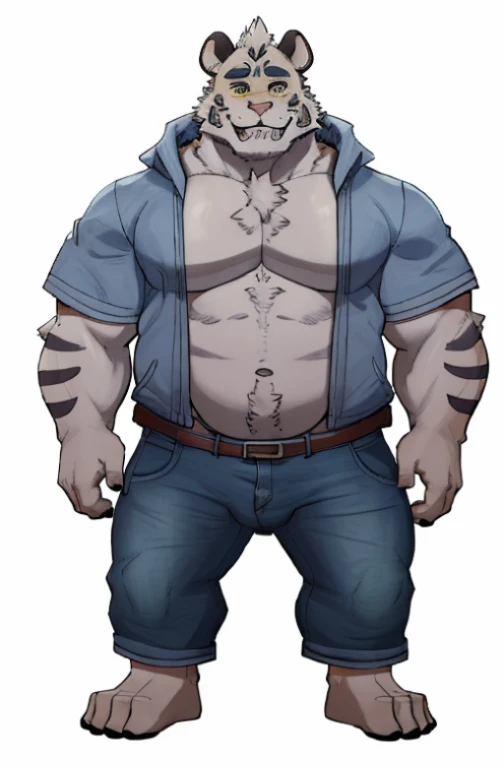 Axel Cosme , Sozinho, jaqueta de couro, jeans azul, Gordo, enorme, Fundo da barra, mamilos, barriga grande, segurando a barriga, bunda grande, olhos fechados, sentado em um assento, 5 dedos, olhos normais