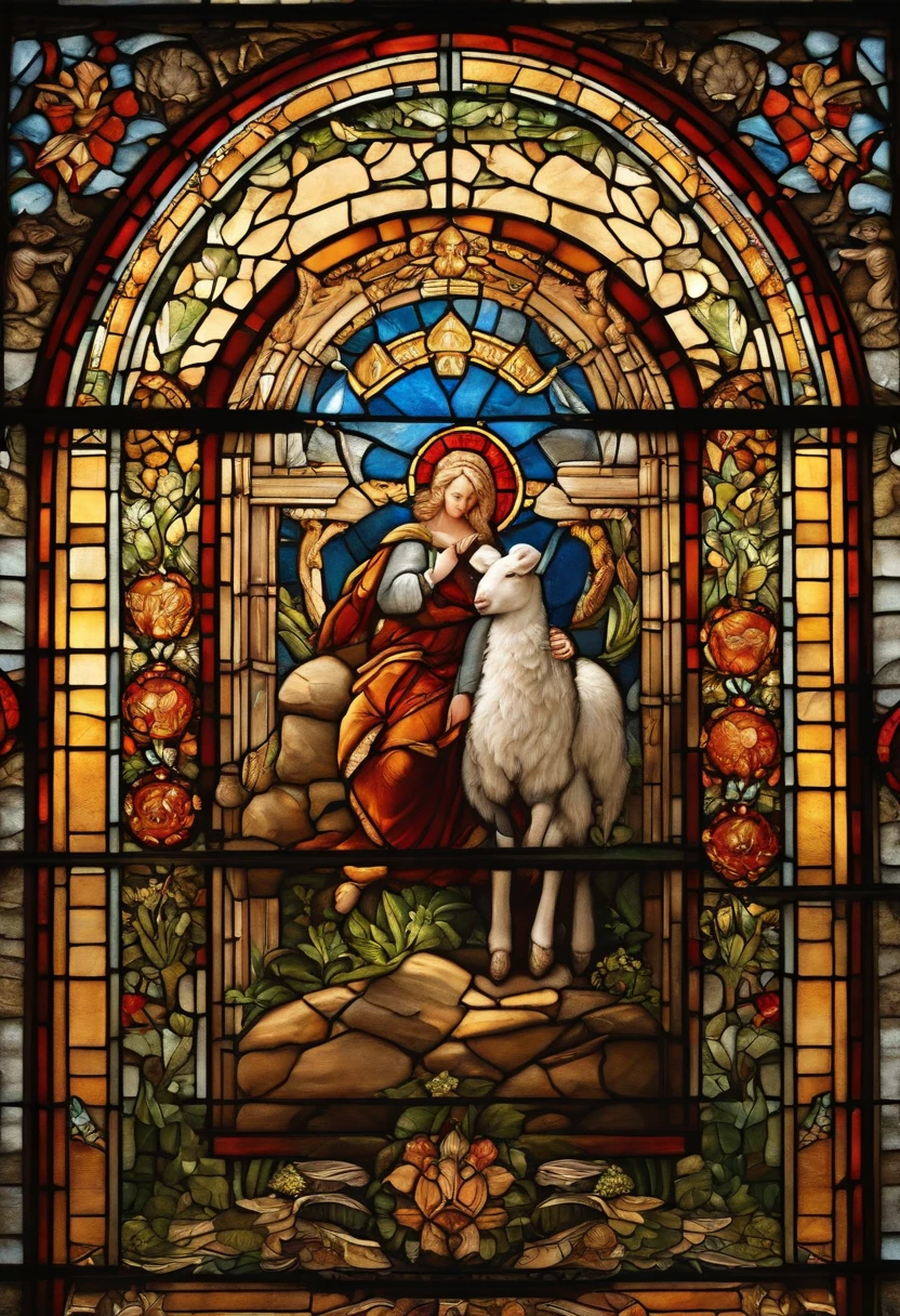 Jesus Christ as the good shepherd