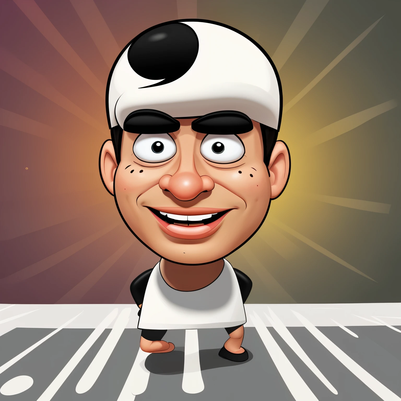 make a cartoon character 