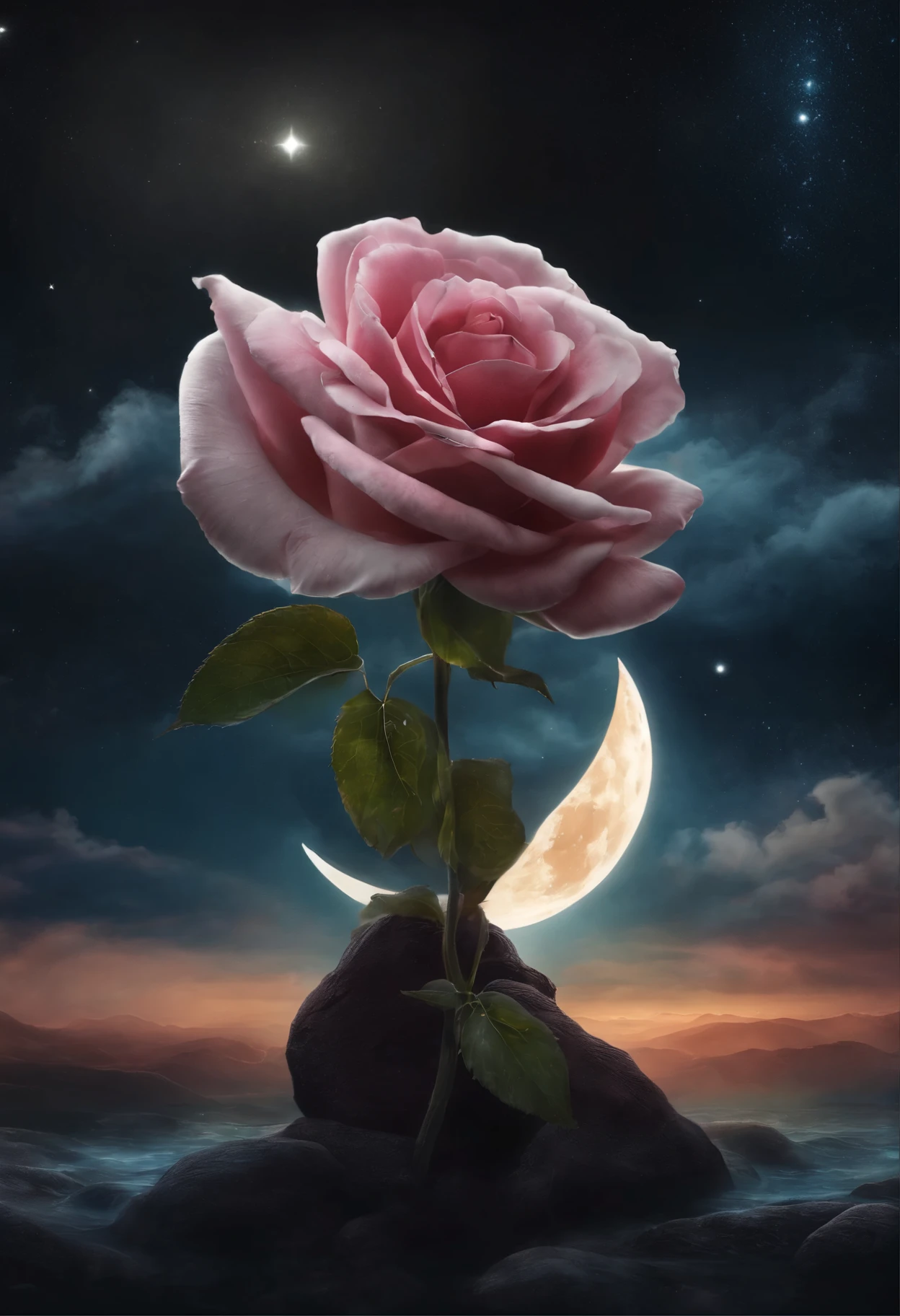 Disegno per tattoo sull'avambraccio con scritto c'est la vie stile gotico, insieme a un disegno di una luna e di una rosa, e qualche altra cosa che rimanga bene