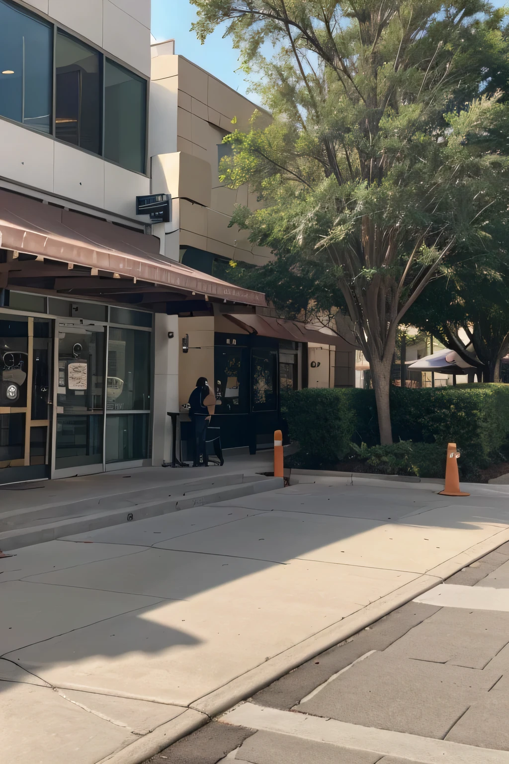 Provide (pedestrian-oriented retail, dining/restaurant, and entertainment businesses). Since the district is adjacent to multiple restaurants and retail, the area must continue the style of the surrounding areas, while blending in the contemporary architectural style used in the parking garage and hotels. Single-color awnings should line the front of the stores to provide shade during inconvenient weather conditions. Each lot must promote sustainable design and foster integration into the natural environment. Each Lot must have 25% of the surface dedicated to green space such as native grass, shrubs, and trees. Neon signage is strictly prohibited. Other signage, particularly those following modern architectural styles is encouraged. 25% of all structures must incorporate brick and 25% of all structures must incorporate stone. (Outdoor dining spaces) must be incorporated as 10% of the entire district’s surface. Spaces dedicated to live performances of local artists must be incorporated into the district. Murals facing Texas Ave. are strictly prohibited yet, those in other locations are encouraged. (Permeable interlocking pavers must be used in all pathways).