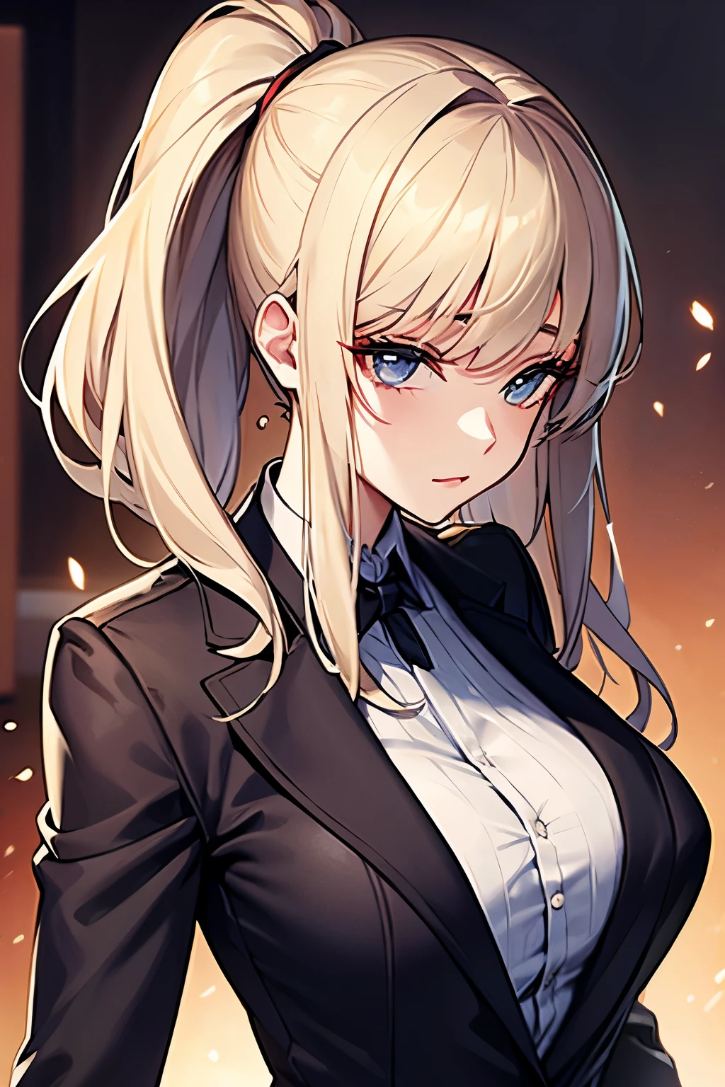 Beautiful woman, beautiful face, jacket, suit,
