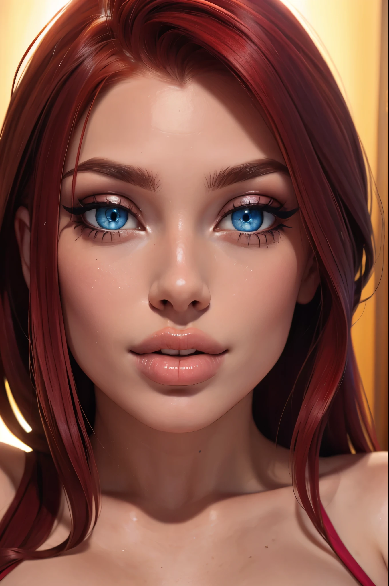 (sexy red haired young woman,perfect body,posing,model,stage,luxury hall),(oil painting),(detailed face,beautiful eyes,detailed lips),(best quality,highres:1.2),(realistic),(portrait),(vibrant colors),(soft lighting)