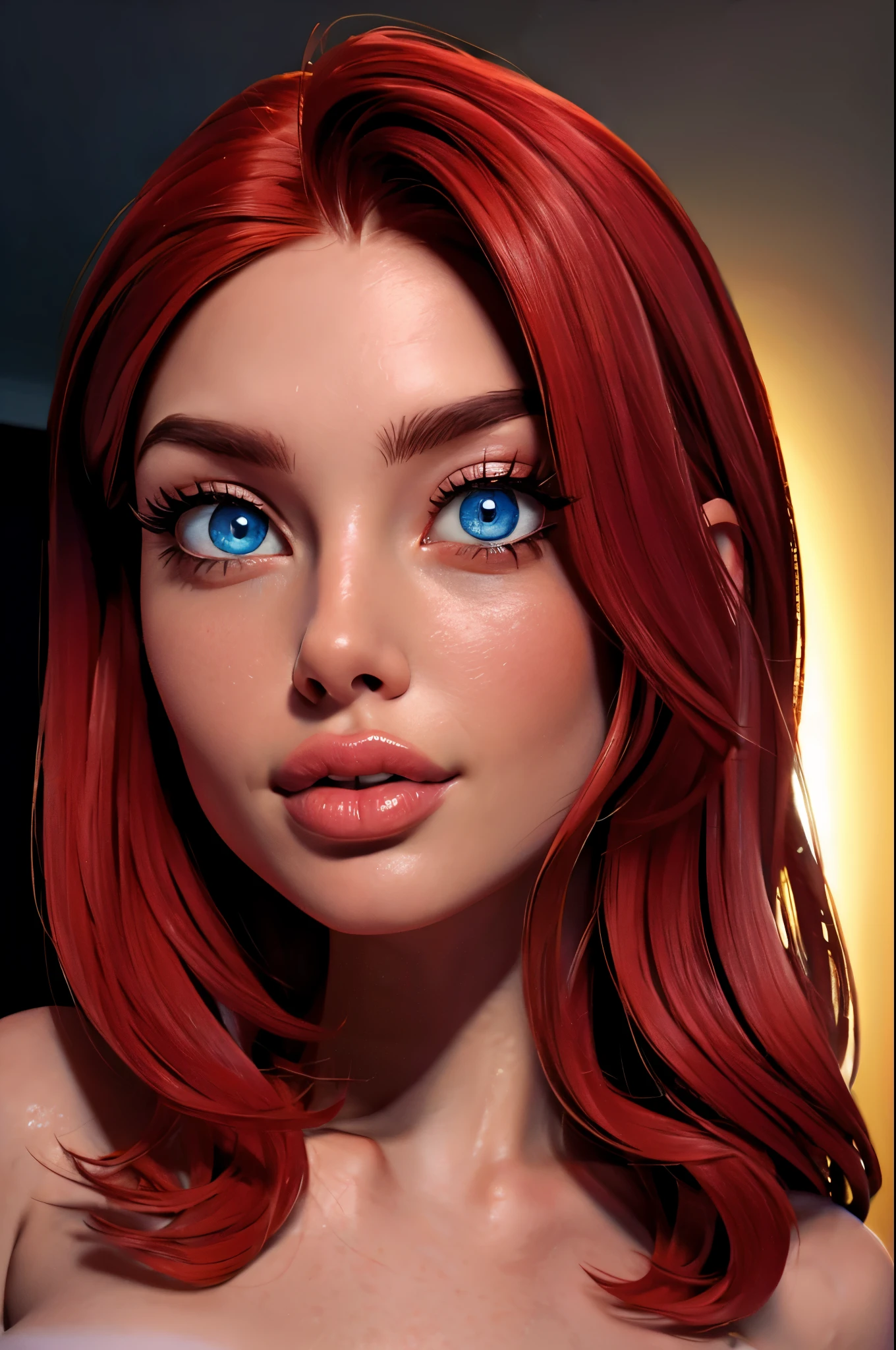 (sexy red haired young woman,perfect body,posing,model,stage,luxury hall),(oil painting),(detailed face,beautiful eyes,detailed lips),(best quality,highres:1.2),(realistic),(portrait),(vibrant colors),(soft lighting)