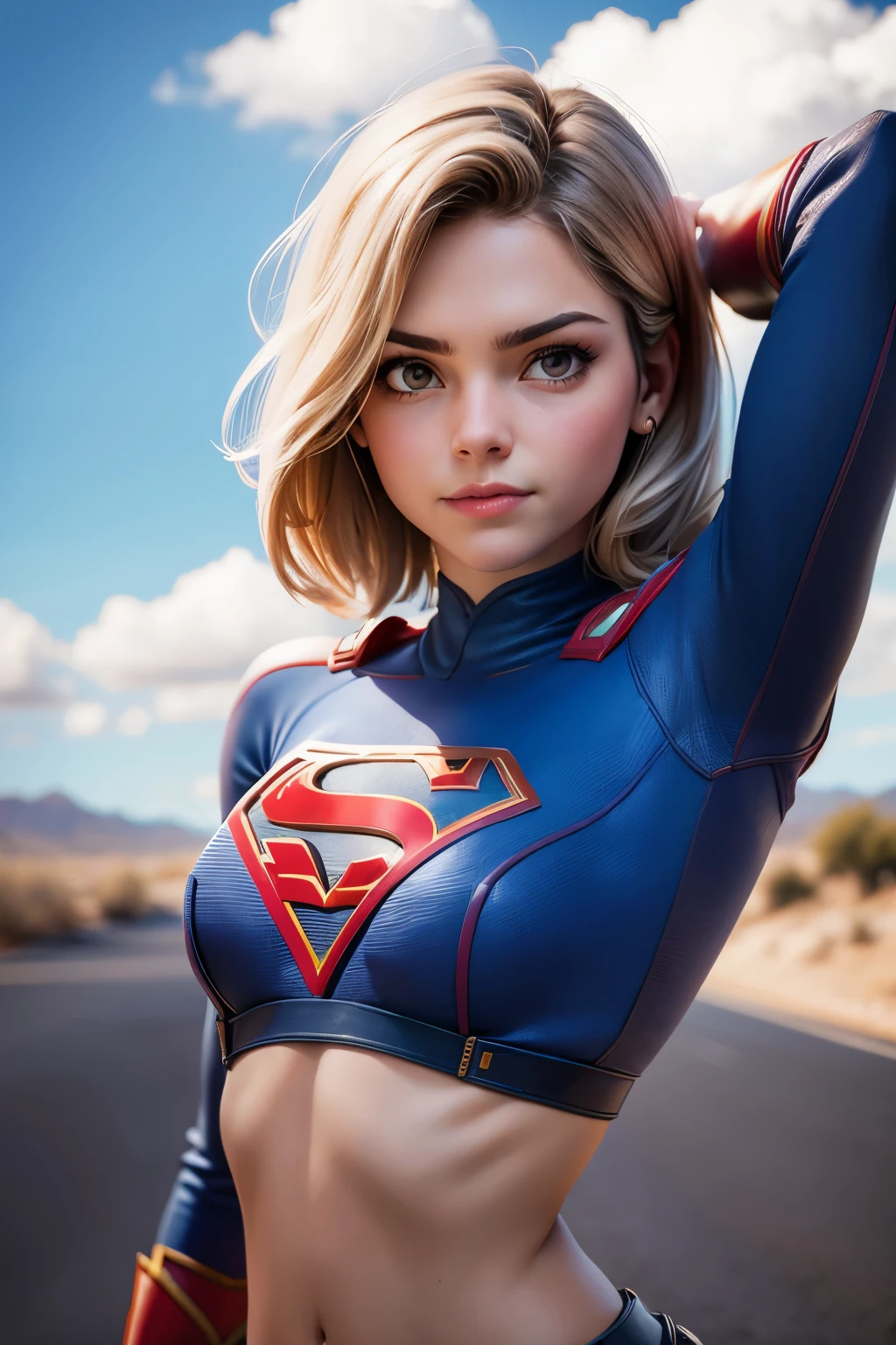 crie uma mulher branca, ocidental, cabelos loiro, 21 anos, branca, com cabelos longos loiro, olhos azuis com igamem realistica raw 8k, dentro do carro a noite, se insinuando para a lente, calcinha branca com letra S do superman, volume na calcinha, protuberancia na calcinha, menino afeminado, transexy, saia curta, prazer, molhada, melada  , superman S symbol in the background. With open legs the show for you. Deitada em cima do carro fazendo aquela pose sensual de pernas pro ar.