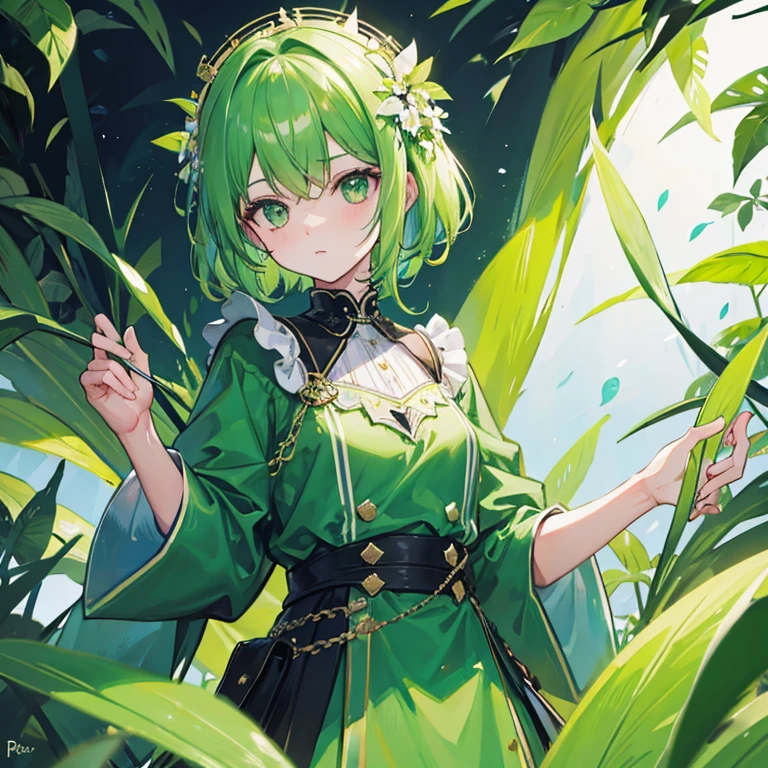 Green as a person.