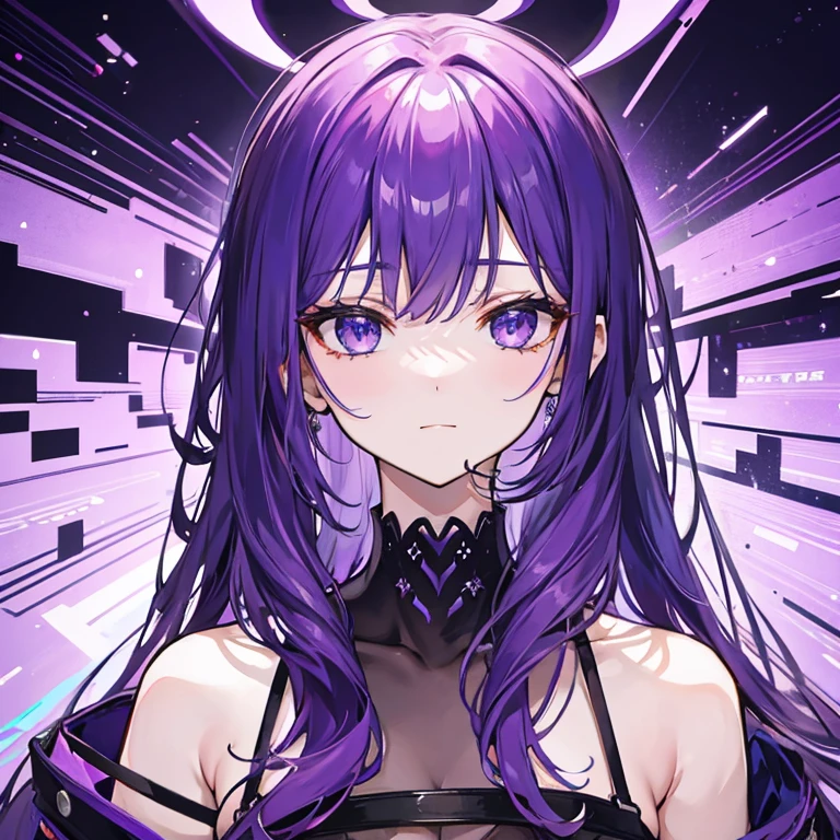 Purple as a person.