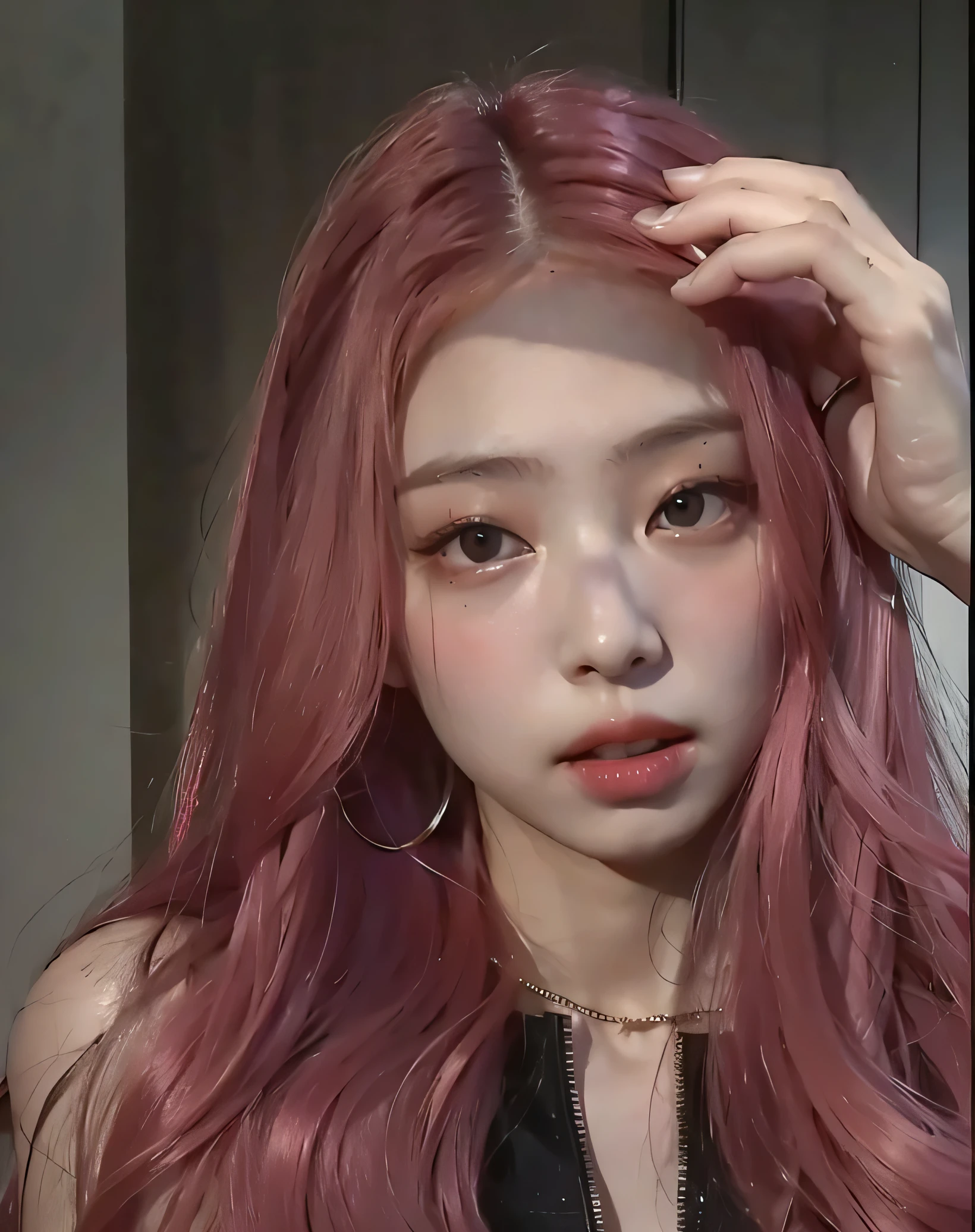 Jenny, Pale skin, cabelo rosa, branca como a neve