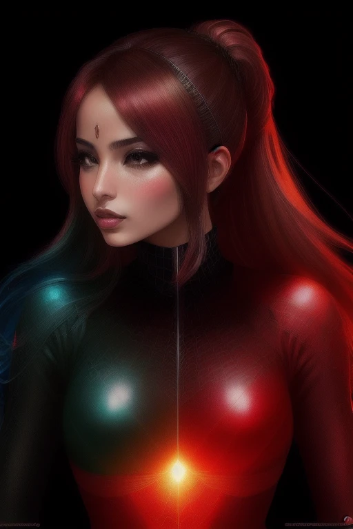 (Obra digital galardonada:1.3) de (bosquejo:1.3),(Energetic:1.3) spider, EmmaRob,CGSOCIEDAD,art station,(Saturado:1.3),(retrato cercano:1.3),(femenino:1.4),(hermoso:1.4),(atractivo:1.3),elegante,pose de calendario,ojos perfectamente detallados,studio lighting,themed background