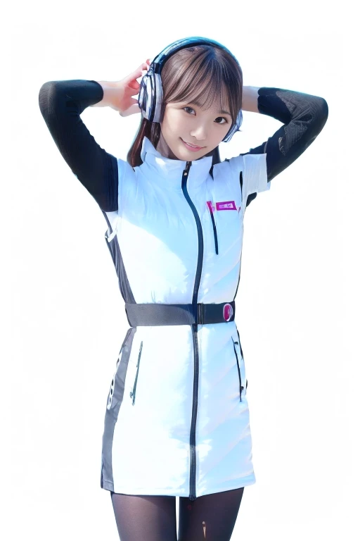 ((NSFW: 1.4)), (acrobatic pose):10,((Detailed face, Professional photography)), ((NSFW, zettai ryouiki, 1 girl)), Ultra-high resolution, (Realistic: 1.4), RAW Photos, highest quality, (PhotoRealistic Stick), concentrated, Soft Light, ((30 years old)), ((Japanese)), (( (Young Face))), (surface), (Depth of written boundary), masterpiece, (Realistic),(inside ISS):3, woman, ,astrovest:2,headphone:2,smartwatch,,bangs, ((1 girl)),(black sleeves):2,(black tights):2,inside spacestation,inside spacecraft,,zero gravity,smile,open leg,blush:1.5,hidden hands,neotech