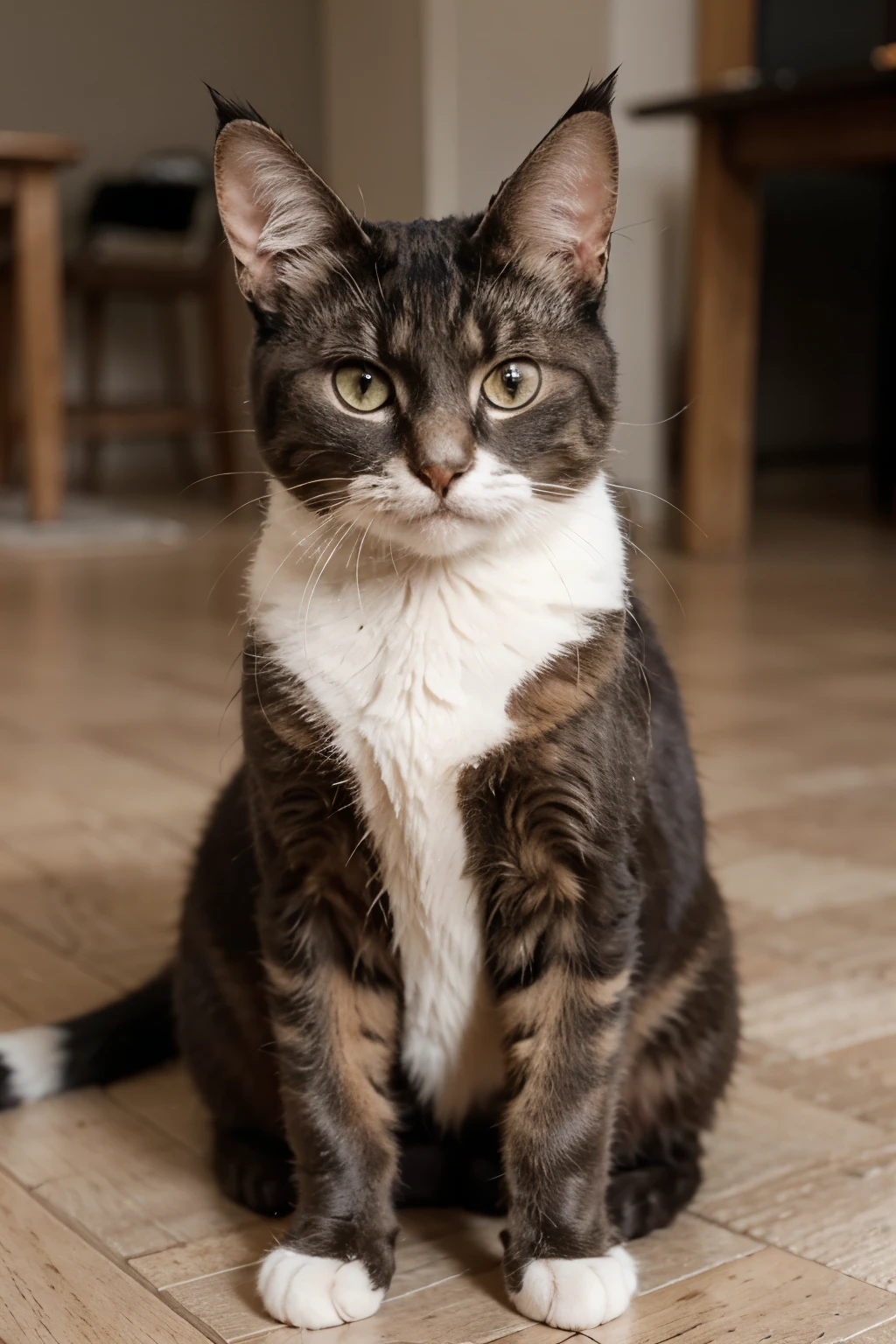 Un hermoso gato misterioso 
