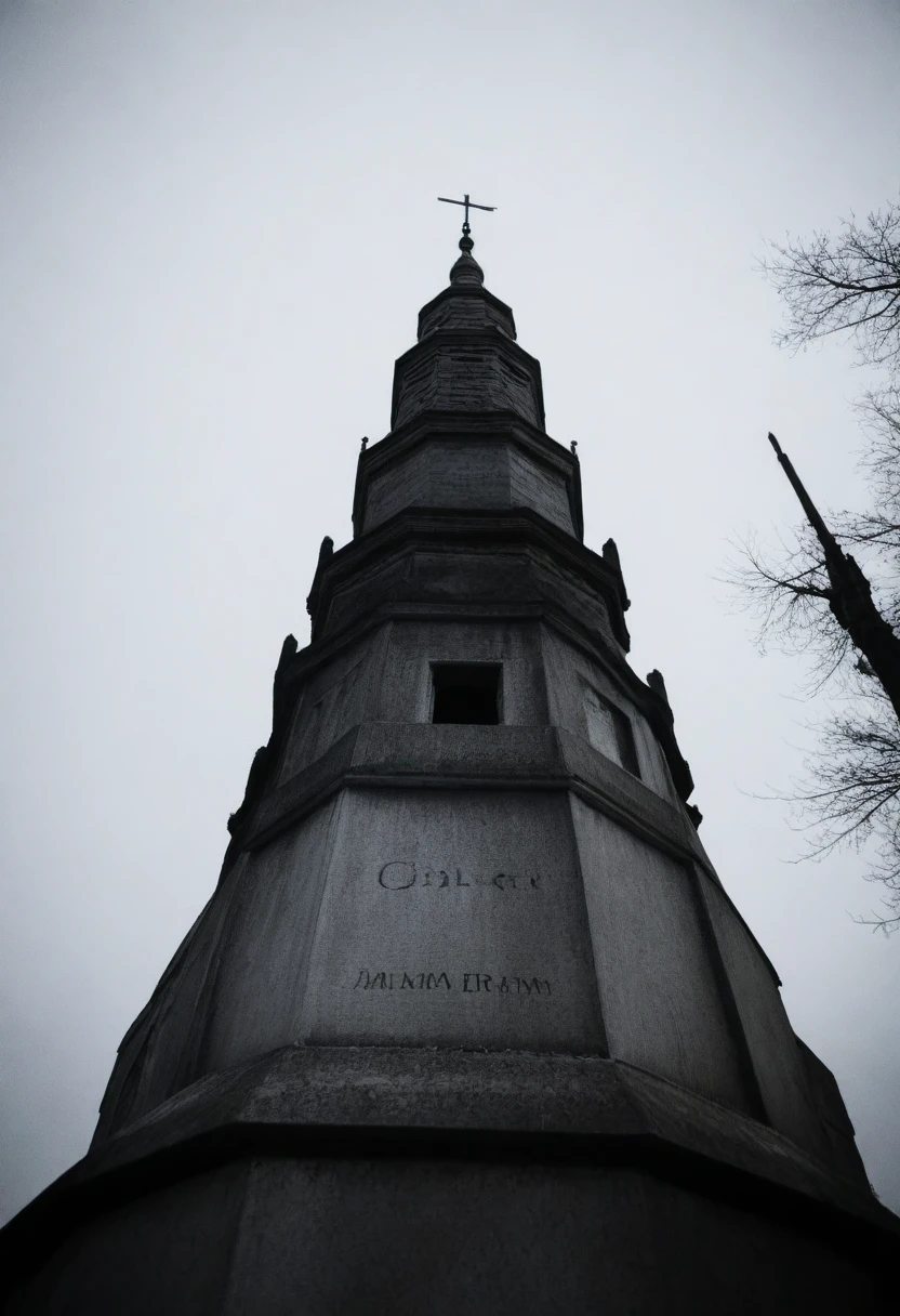vintage, black metal style vintage distressed black and white xerox of an evil cemetery at night with fog sorrounding the graves, seen from below, {{{masterpiece}}}, best quality, {{top quality}}, (black metal album cover), black and white pencil ansel adams picture of the experience of madness in the context of depression

