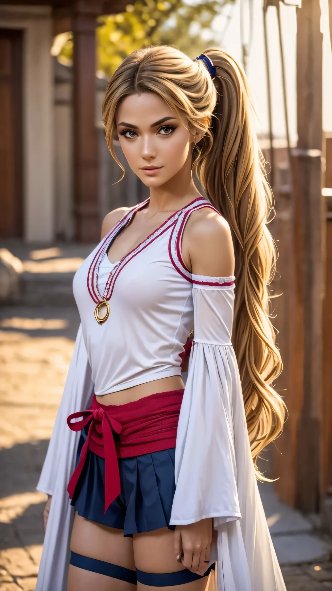 ((Masterpiece)), (Best Quality), (Ultra Detailed), ((Very Detailed)), 4K, (8K), Sailor Moon, Long Blonde Hair, Double Ponytail, Sailor Moon Aesthetics, Dream Core,