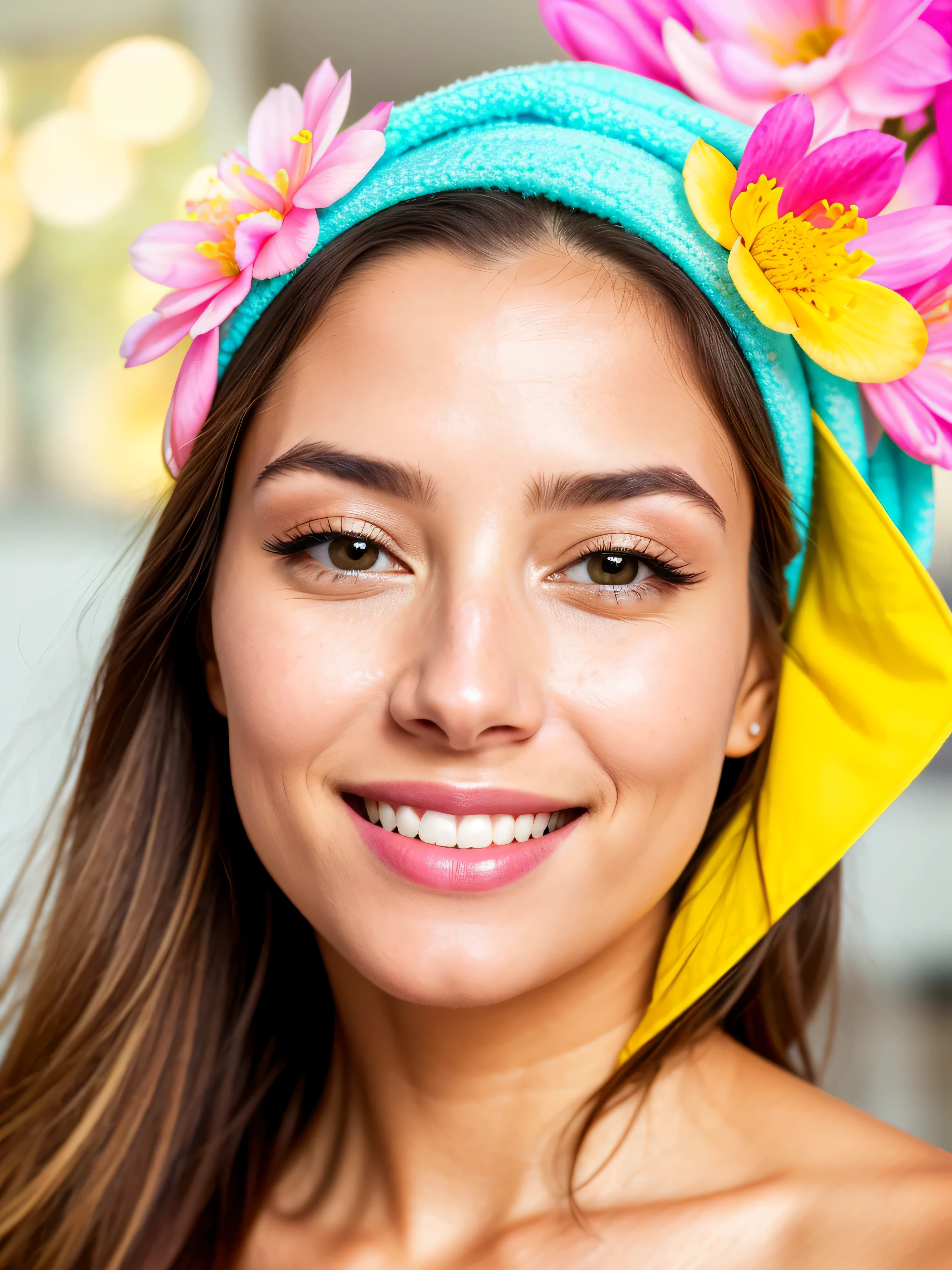 Discover your Journey of Beauty! Unveil the Radiance Within - A Vibrant Image of a Smiling Woman Applying Skincare Products
Vibrant, Joyful, Radiant woman, Self-care routine, Smiling face, Applying skincare products, Masterpiece, High resolution, Detailed, Realistic, Professional, 4k, Wide Angle Shot, Warm Indoor Scene, Natural Light, Soft Focus, Aesthetic, Skincare Ritual, Confidence Booster, Close-up, Close-knit Pores, Glowing Complexion, Realistic Texture, Intimate Setting, Soothing Ambiance, Daily Self-love