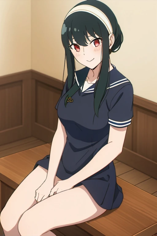 (masterpiece, highest quality: 1.2), alone, 1 girl, alone, panties，，black，string panties，Sailor suit，your heather, smile, Mouth closed, View audience, Long black hair, head band, Earrings, Big Breasts, Medium Waist, Medium Hips, wide thighs, Embarrassing, charm, smiling with her Mouth closed, Good move....., Excellent anatomy,panties，Browsing Caution，classroom，，Sailor suit，,(((pantiesの中に手を入れて))), (( Masturbating by touching the vagina with your fingers)), love juice spilling on the floor, liquid splashing from girl&#39;Between the legs，whole body，Browsing Caution，Sitting at a desk，love juice spilling on the floor, liquid splashing from girl&#39;Between the legs，