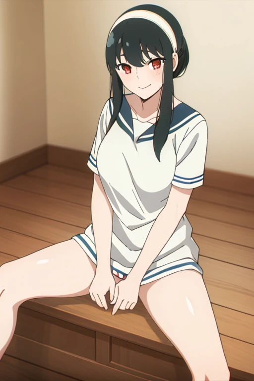 (masterpiece, highest quality: 1.2), alone, 1 girl, alone, panties，，Squirting，string panties，Sailor suit，your heather, smile,  View your viewers, Long 黒 hair, head band, Earrings, Big Breasts, Medium Waist, Medium Hips, wide thighs, Embarrassing, charm, Smiling with her mouth open, Good move......, Excellent anatomy,panties，Browsing Caution，classroom，，Sailor suit，,(((pantiesの中に手を入れて))), (( Masturbating by touching the vagina with your fingers)), love juice spilling on the floor, liquid splashing from girl&#39;Between the legs，whole body，Browsing Caution，Sitting at a desk，love juice spilling on the floor, liquid splashing from girl&#39;Between the legs，