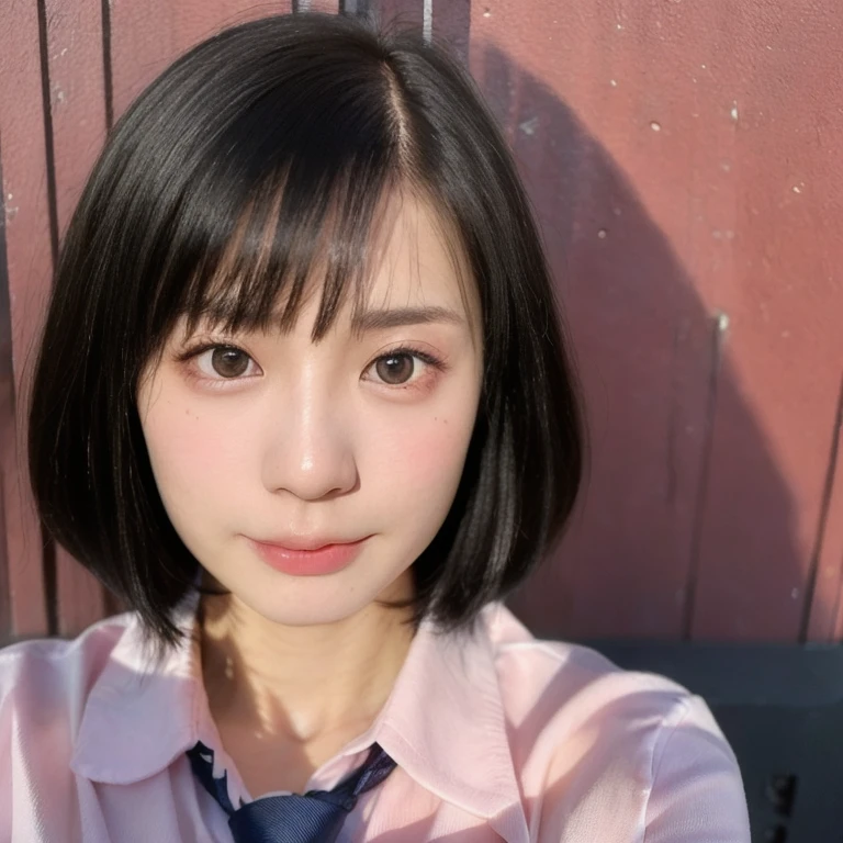 (highest quality、table top、8k、best image quality、Award-winning work)、One cute high school girl、alone、perfect beautiful composition、(Uniform shirt with wide open chest:1.1)、(unbutton your shirt、fully exposes small naked breasts:1.5)、(very short hair:1.1)、slender body、(A shy smile looks at me:1.1)、(strongly blurred park background:1.1)、natural makeup、Ultra high definition beauty face、ultra high definition hair、Super high-definition sparkling eyes、(Pure white skin shining in ultra-high resolution:1.1)、Super high resolution glossy lips、accurate anatomy、ultra high definition hair、(very bright:1.1)、close up of face