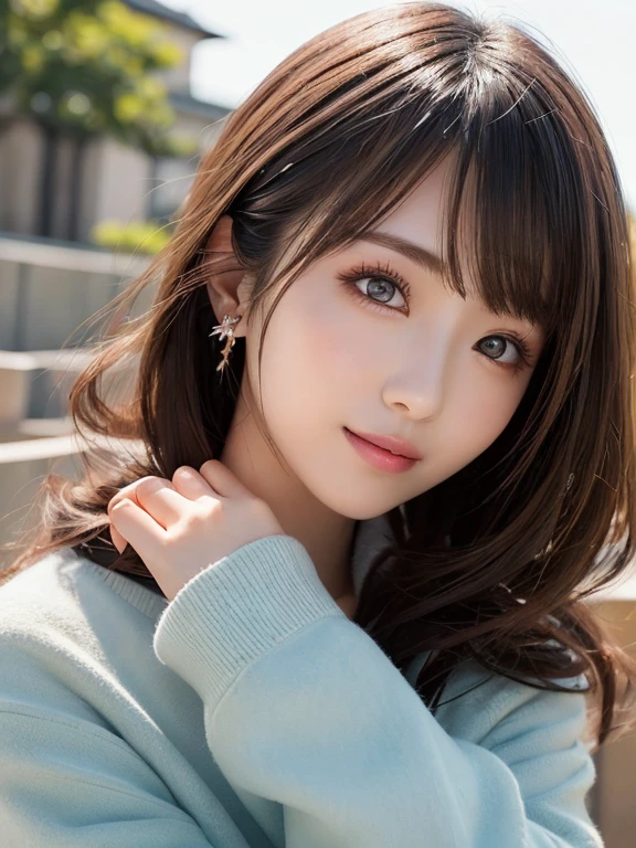 table top, highest quality, shape, Super detailed, finely, High resolution, 8k wallpaper, Perfect dynamic shape, beautiful and detailed eyes, tokyo trend冬ファッション,tokyo trend&Introducing cute hairstyles at random, small breasts, natural color lip, random sexy pose,cute smile,20 year old girl、beautiful and detailed face、perfect and beautiful face,Big eyes、Wear fluffy black outerwear with fur、beautiful and detailed face、perfect and beautiful double eyelids、blur the background、perfect and beautiful face、Feminine poses、blur the background、slim face and style、blur background